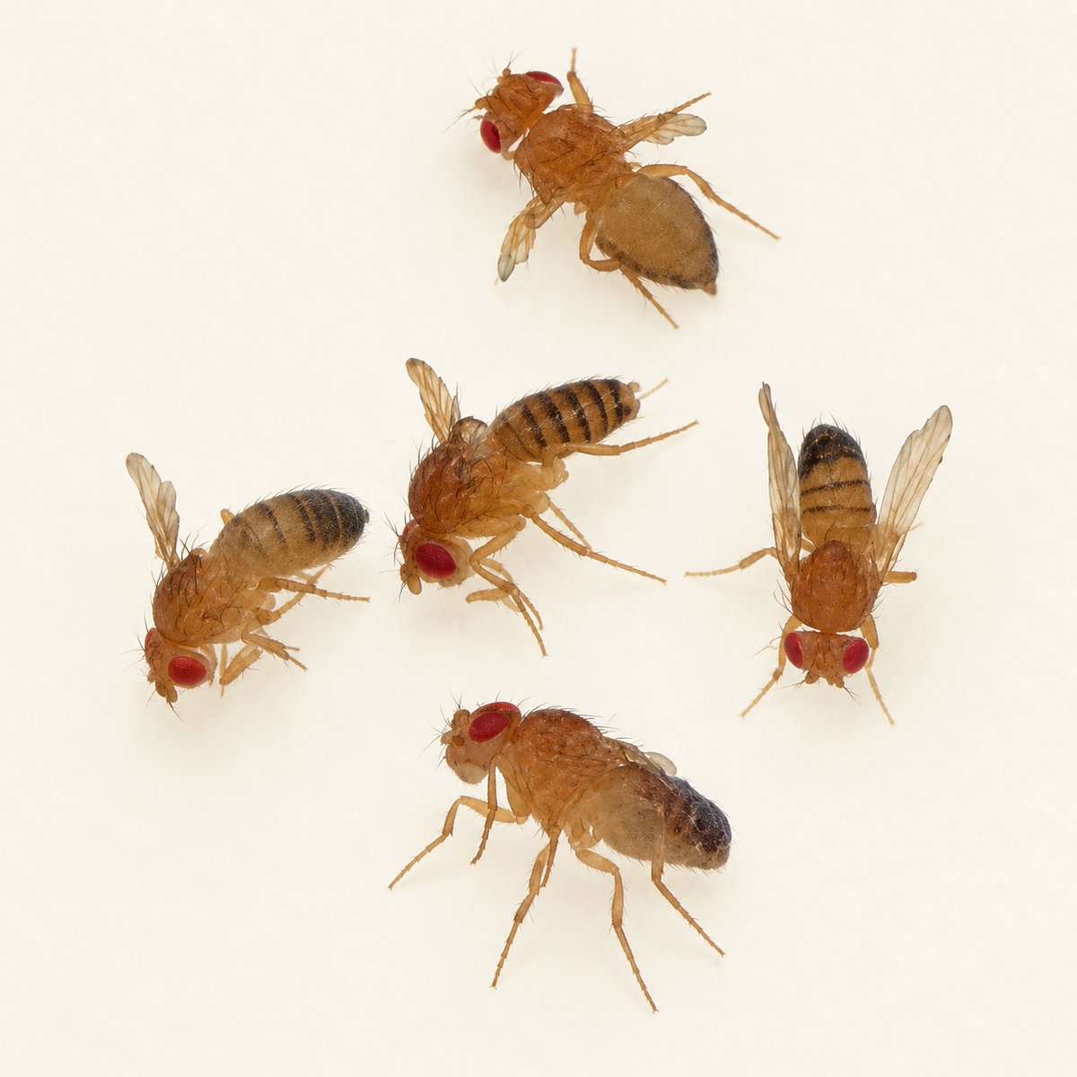 Small Flightless Fruit Fly Culture — Drosophila melanogaster
